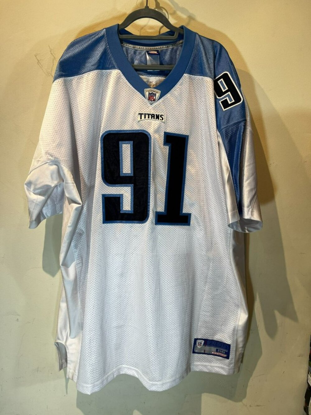 Reebok Authentic Titans NFL Jersey LABOY Autographed Size 56 2xl Gay